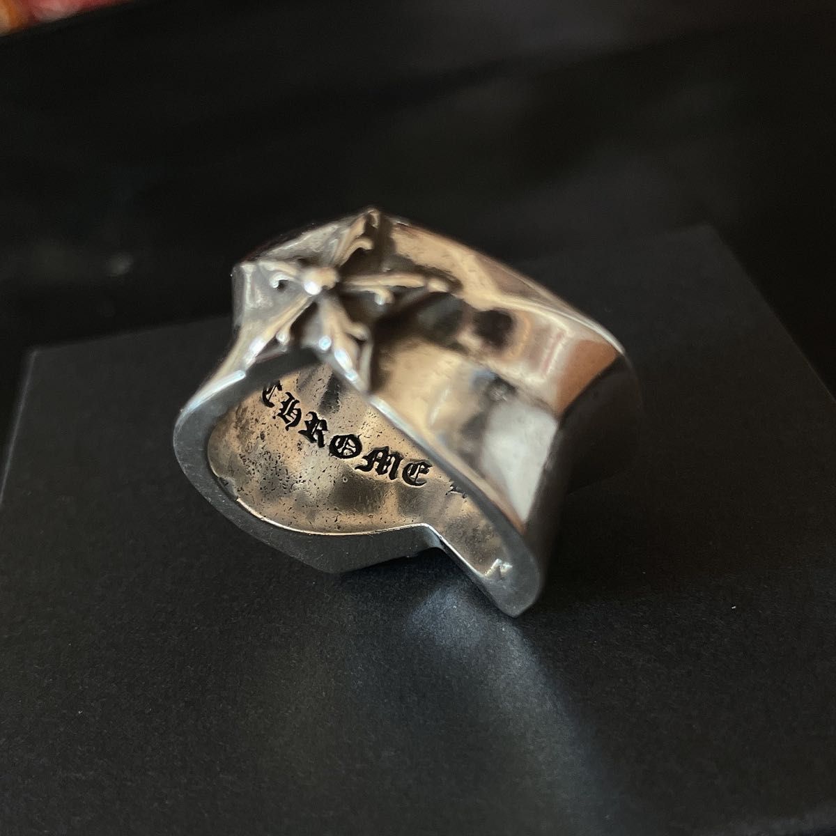クロス スター 五芒星 指輪 リング シルバー silver925 刻印入り
