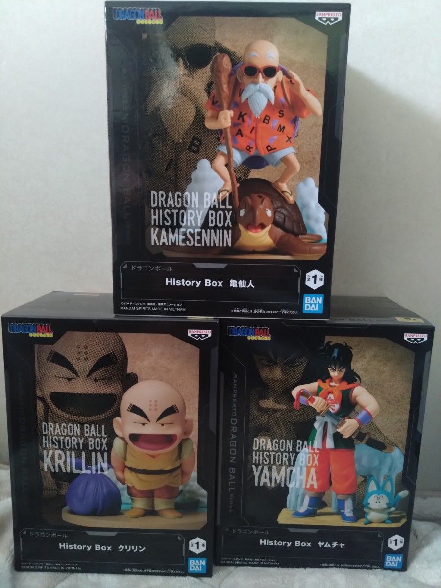 新品未開封】ドラゴンボールZ History Box ヤムチャ 亀仙人 クリリン 3