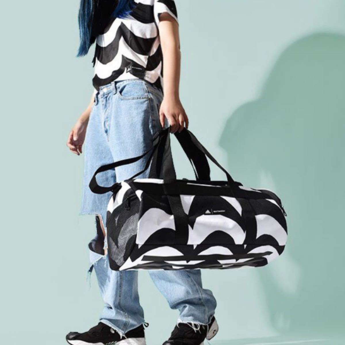 限定品 adidas × marimekko アディダス マリメッコ コラボ ボストン