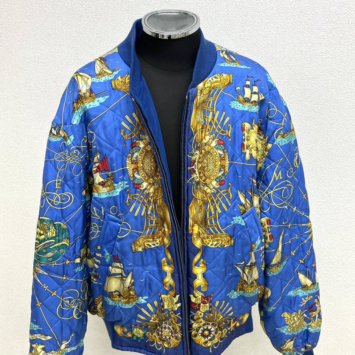 HERMES エルメス Vintage ヴィンテージ オールド シルク スカーフ柄
