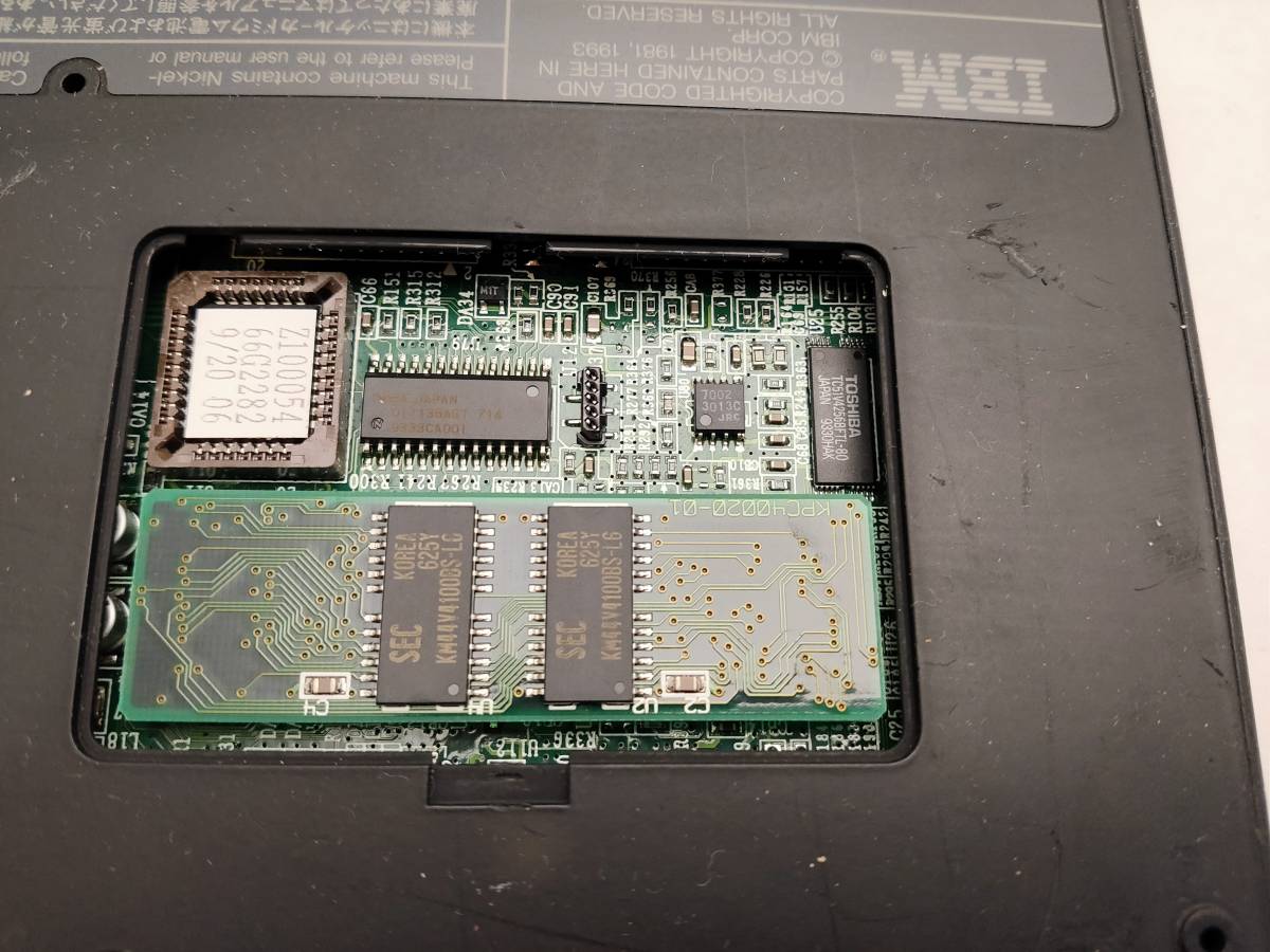 Yahoo!オークション - ジャンク品 IBM ThinkPad 220 2432-SJ8 ACアダプ