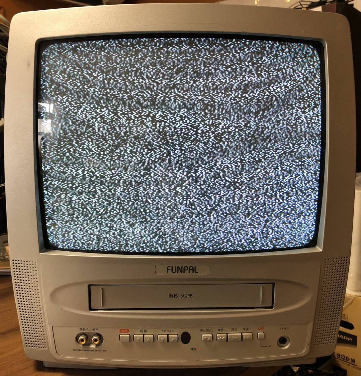 Yahoo!オークション - 船井電機 FUNPAL VC-14F2 テレビデオ 14型 カラ