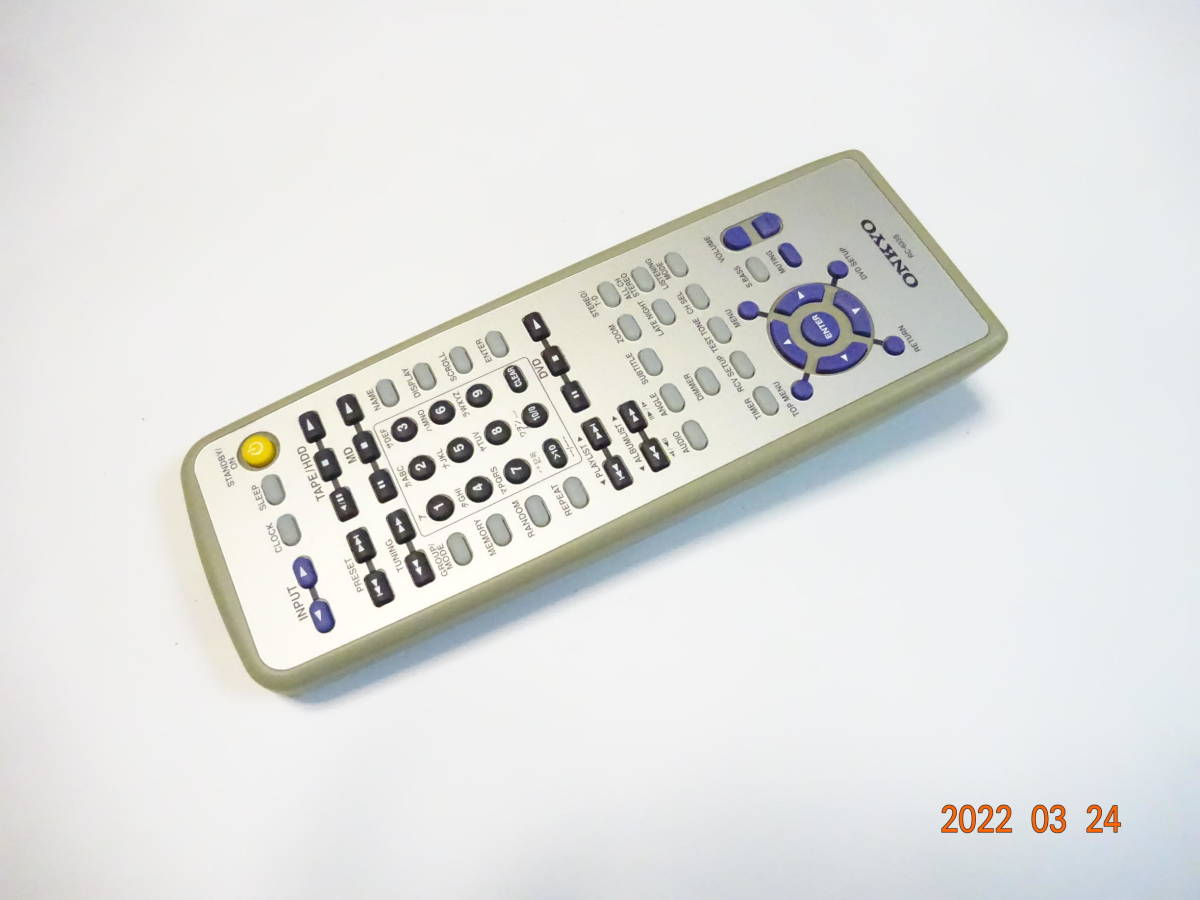 Yahoo!オークション - ONKYO FR-UN9/FR-UN7/X-UN9/X-UN7用リモコン DVD