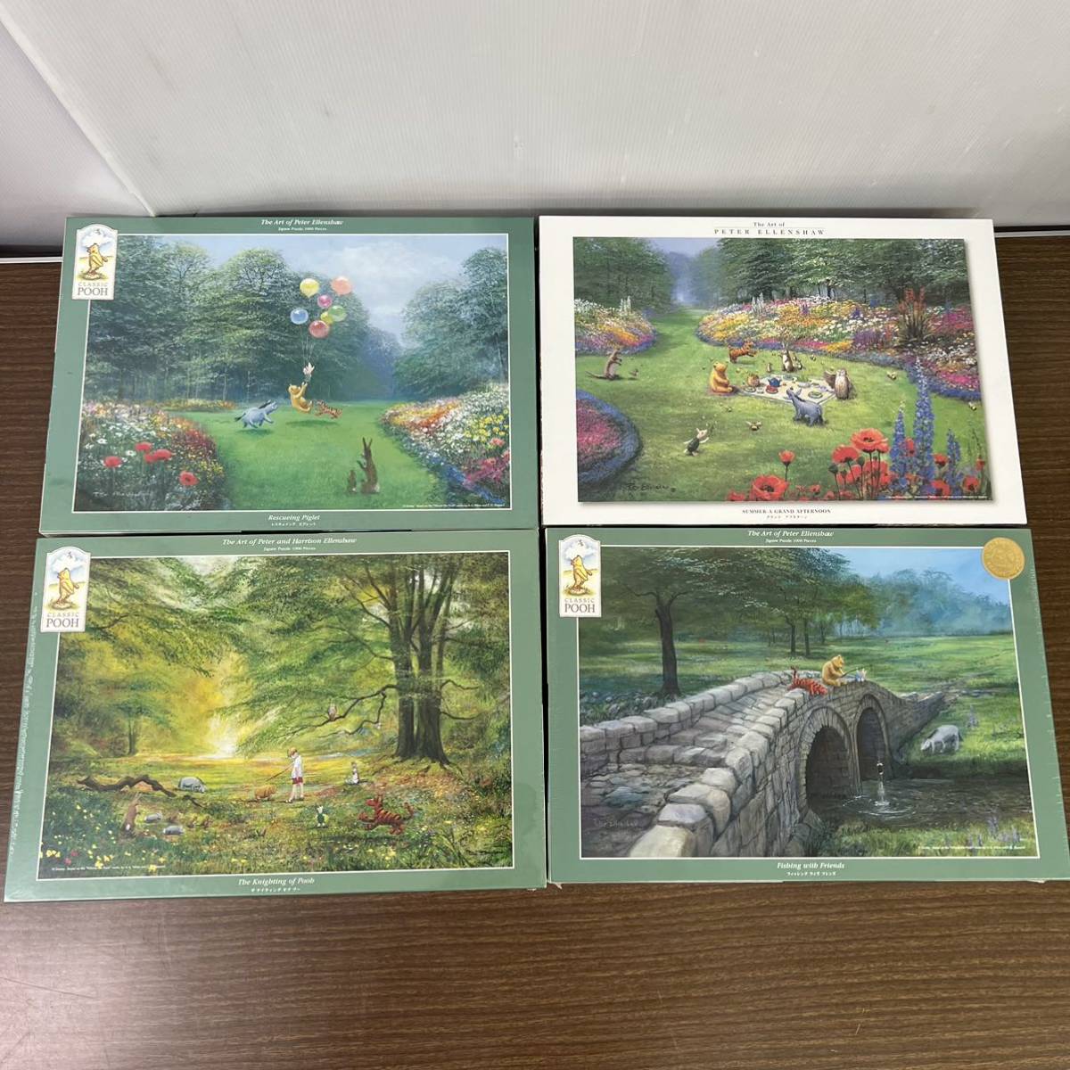 Yahoo!オークション - クラシックプーさん ジグソーパズル フィッシン