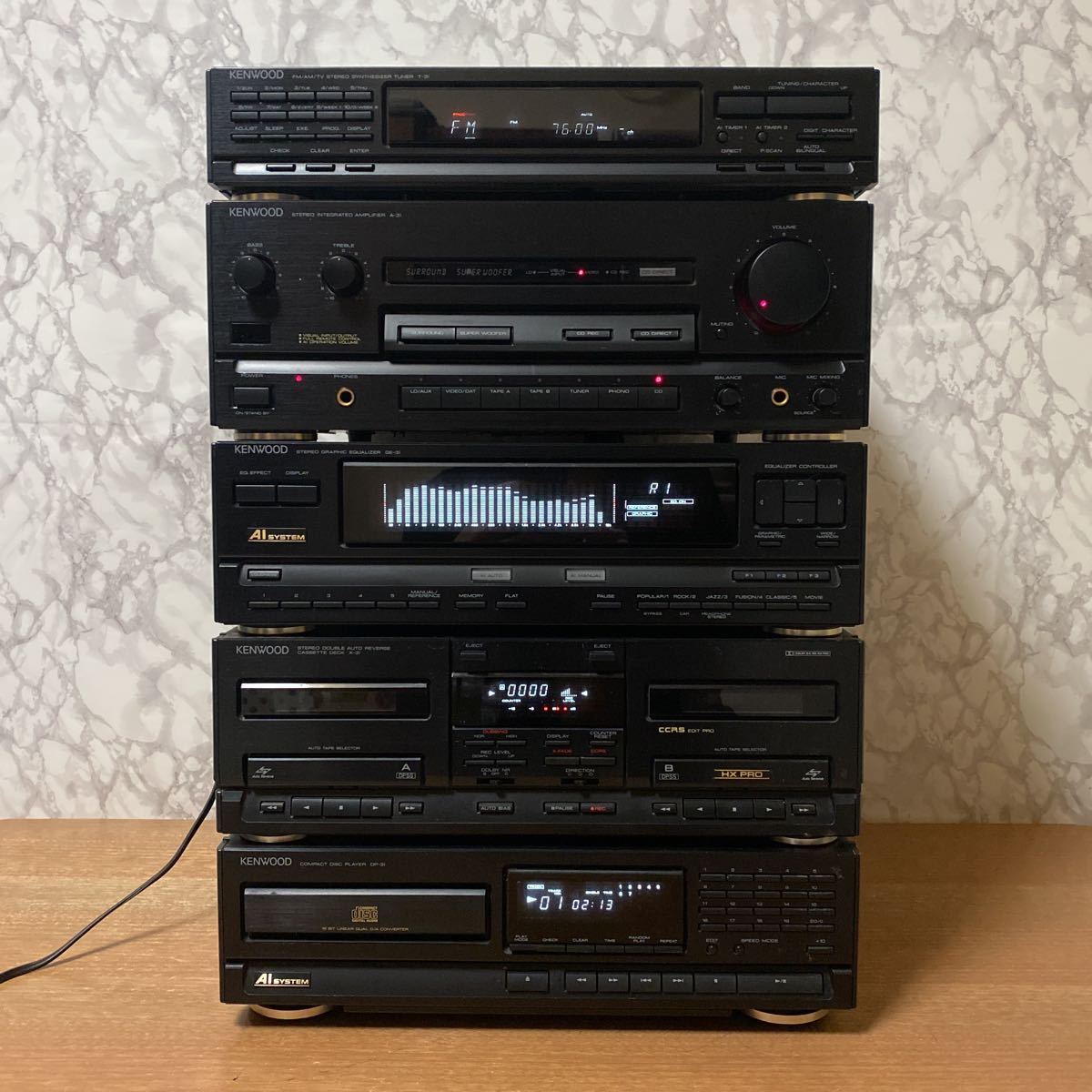 Yahoo!オークション - KENWOOD ケンウッド システムコンポ T-3i A-3i G