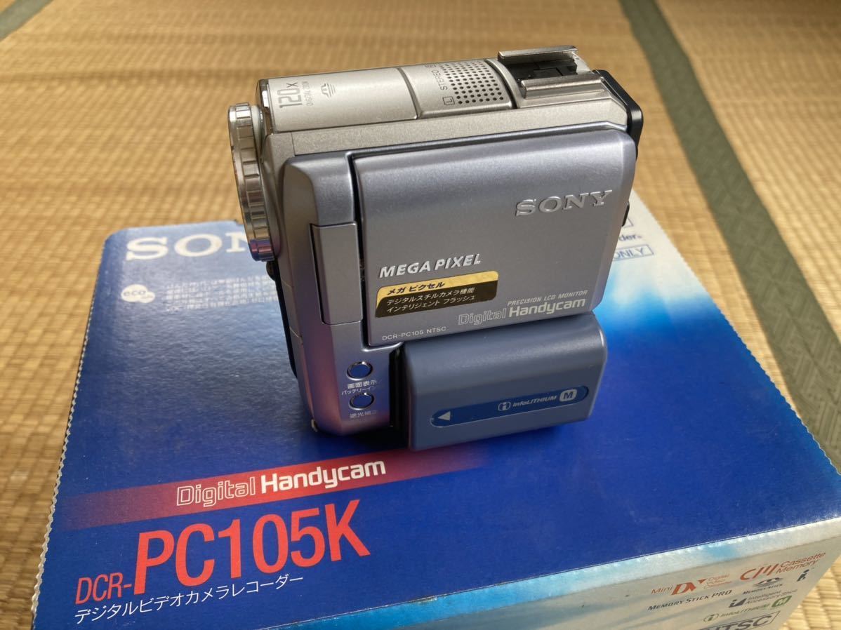 Yahoo!オークション - ソニー デジタルビデオカメラ miniDV DCR-PC105K