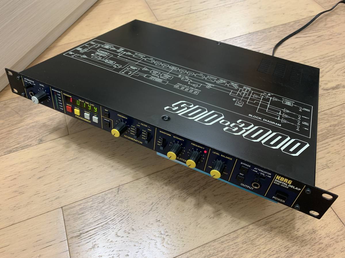 Yahoo!オークション - 美品KORG SDD-3000 ラック型ディレイ・完動品・