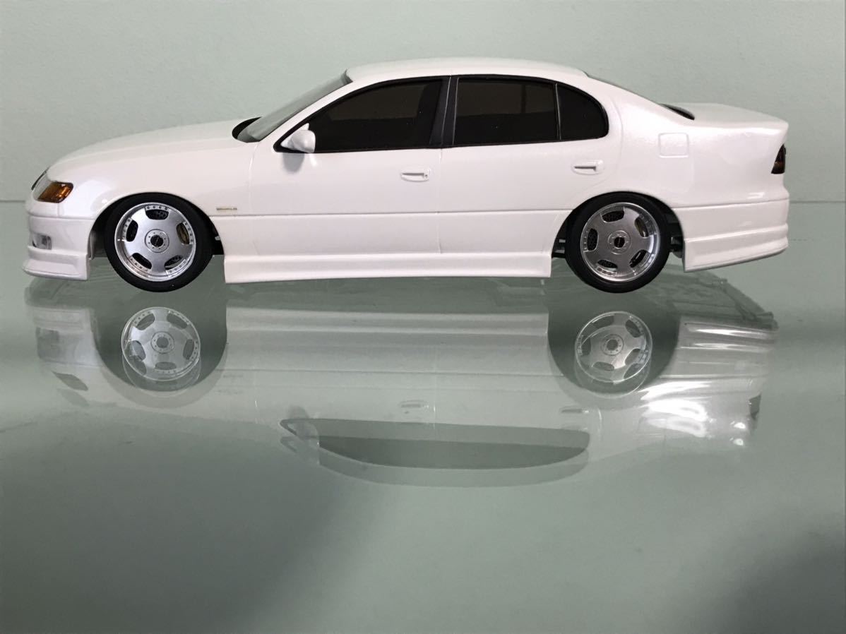 送料無料 1/24 プラモデル 完成品 トヨタ アリスト 3 0V JZS147 WALD