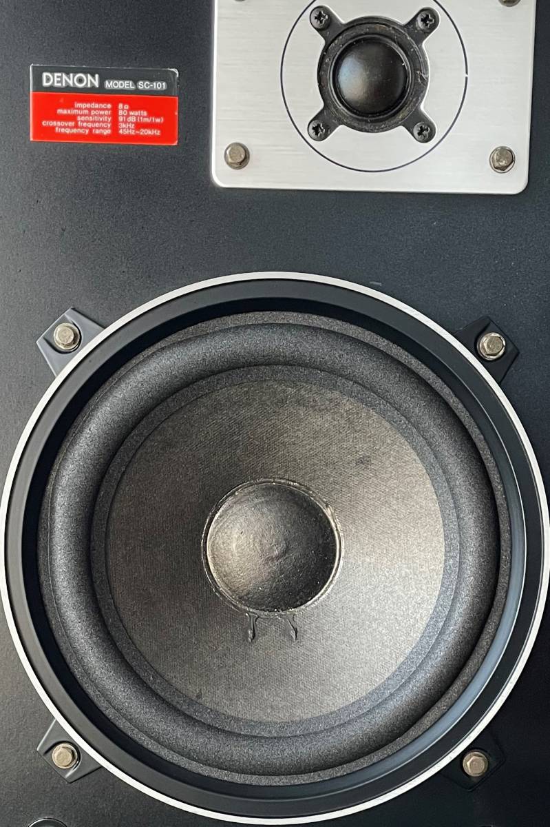 Yahoo!オークション - DENON SC-101 2ウェイ・2スピーカー・密閉方式・
