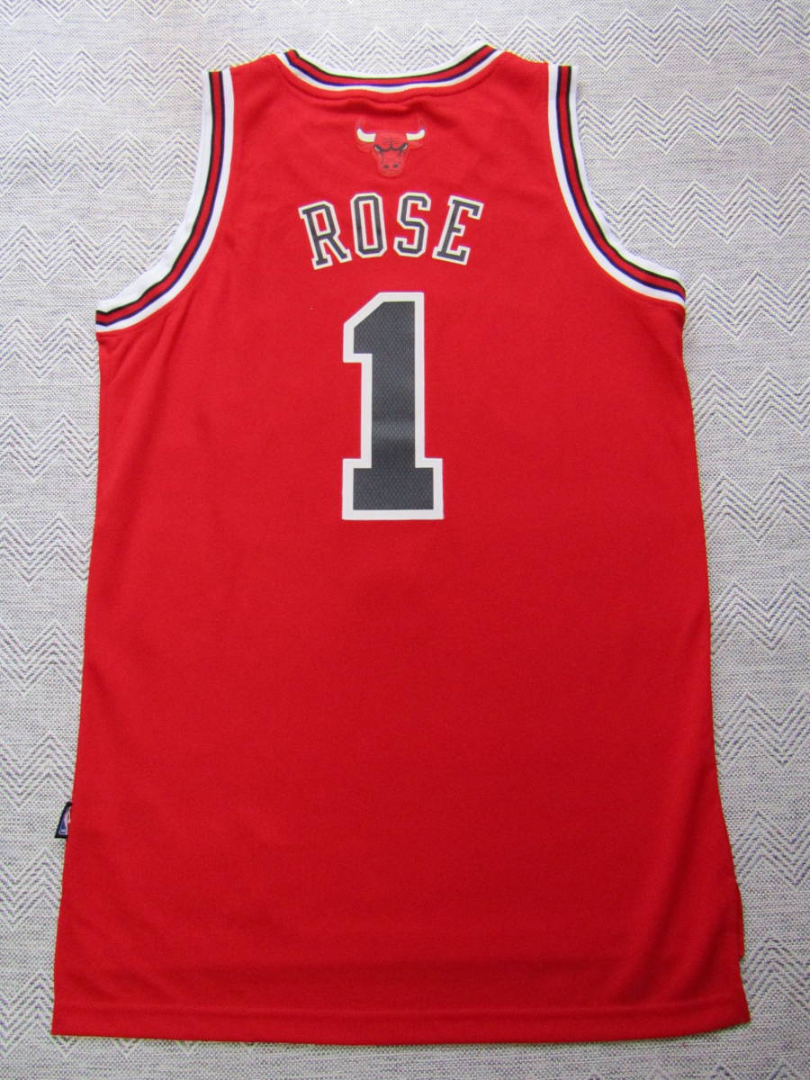 美品 NBA BULLS ROSE #1 デリック・ローズ シカゴ・ブルズ adidas製