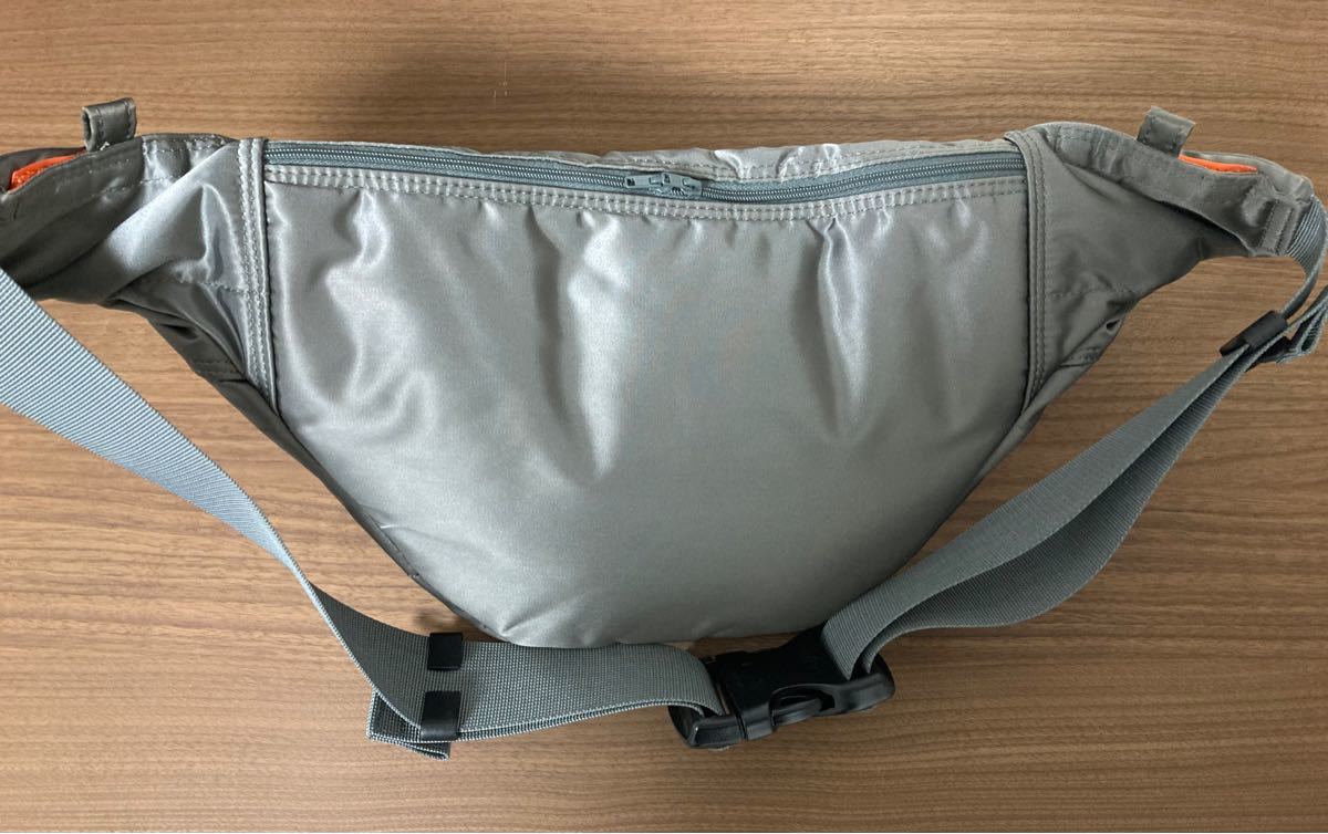 極美品】PORTER タンカー ウエストバッグL シルバーグレー【定価18150