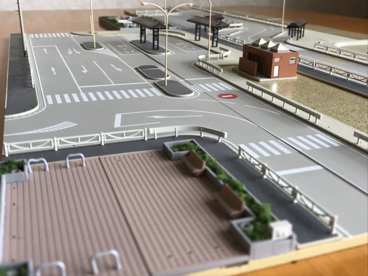 ノ*ア様 カトージオタウン 駅前道路セット カトージオタウン 駅前道路