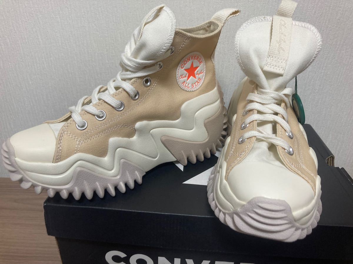 converse run star motion コンバース ランスターモーション ベージュ