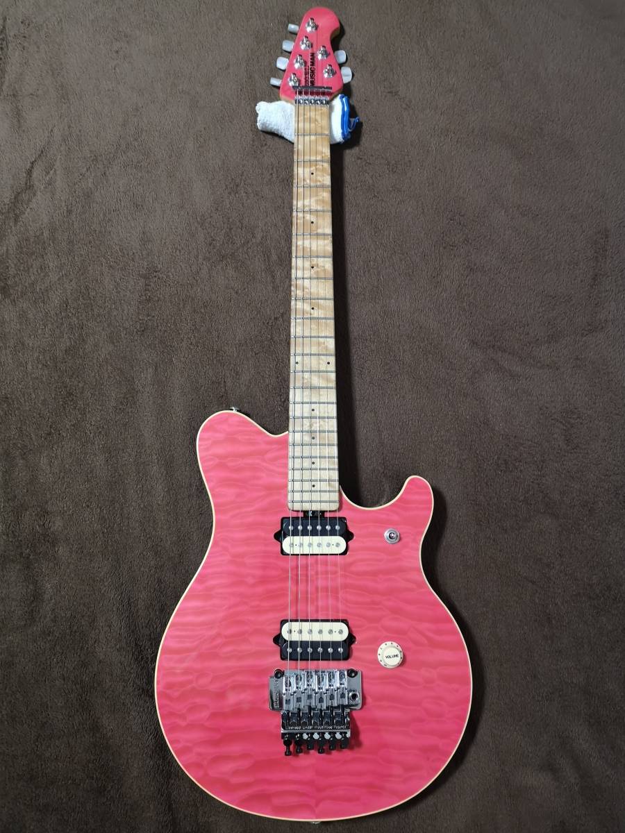 Yahoo!オークション - MUSICMAN AXIS EX Pink ミュージックマン アク