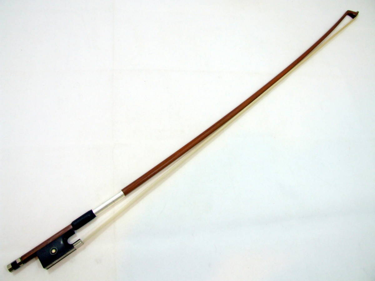 T SUGITO刻印 4/4 バイオリン 弓 毛替え 仕上げ済み済 中古 杉藤