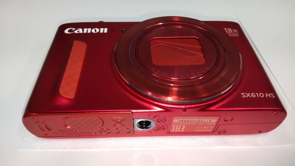 Yahoo!オークション - Canon PowerShot SX610HS 赤 2020万画素 WiFi 手