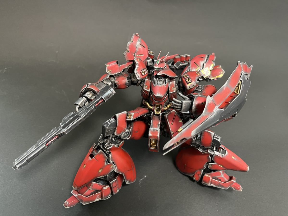 Yahoo!オークション - rg サザビー νガンダム 2体セット ウェザリング