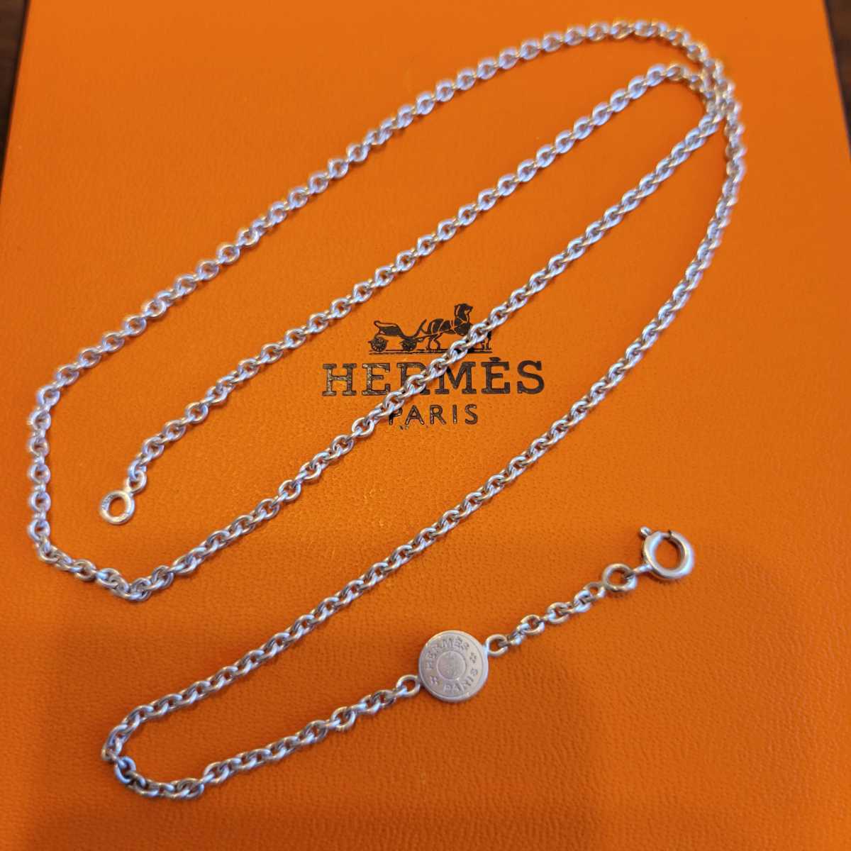 エルメス HERMES セリエ ネックレス 50cm シルバー｜Yahoo!フリマ（旧