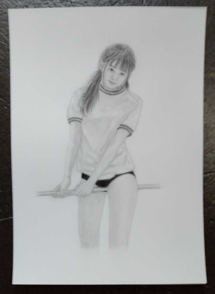美人画 手描き 鉛筆画 美少女画 人物画 イラスト 原画｜Yahoo!フリマ