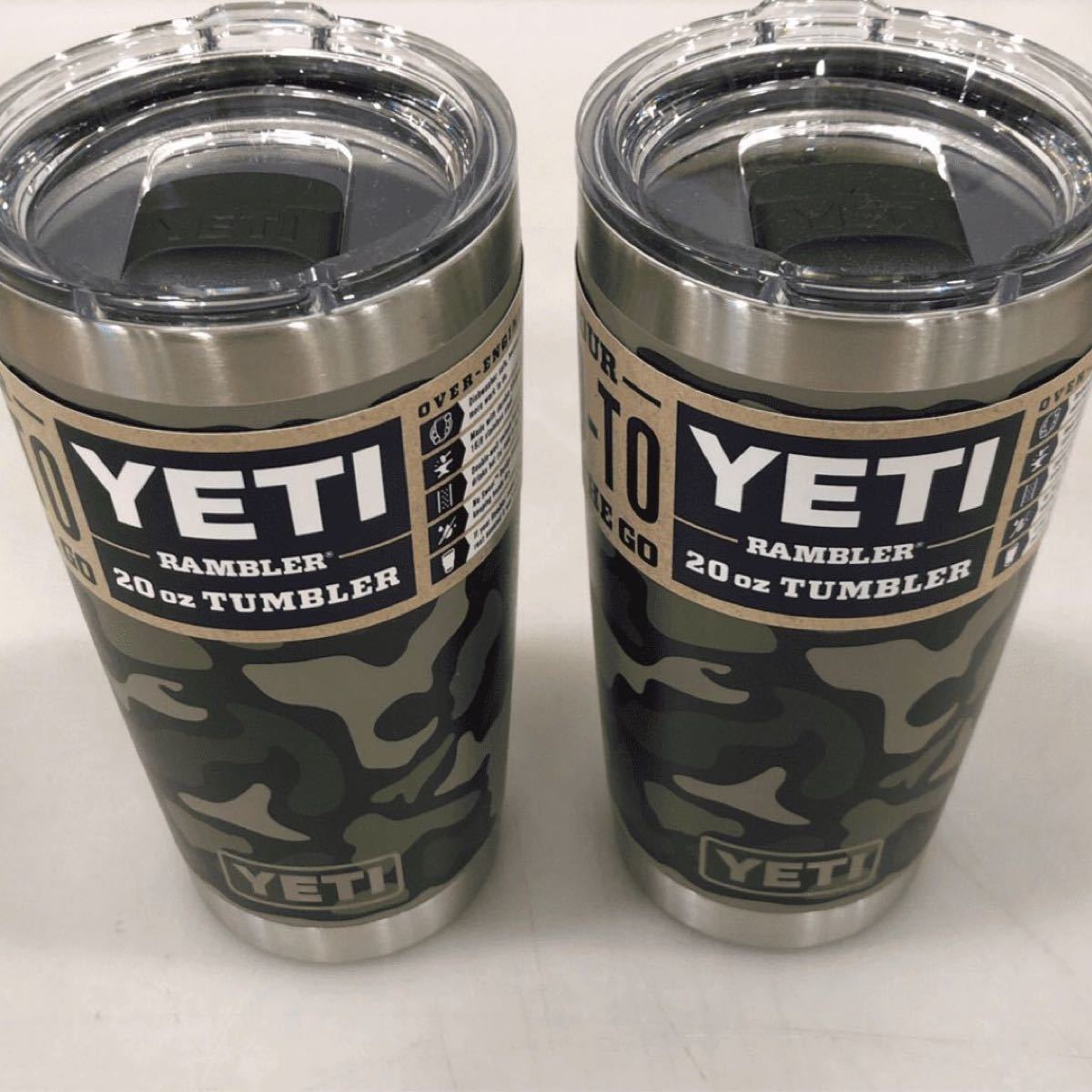 YETI イエティ カモ Rambler 20oz ランブラー タンブラー camo