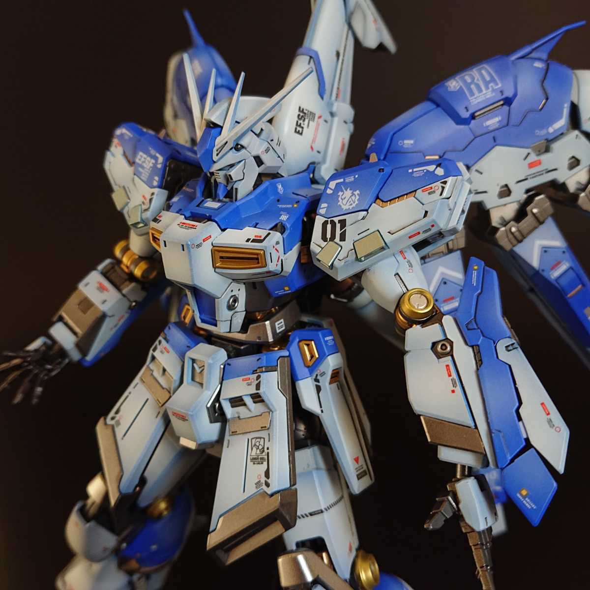 Yahoo!オークション - RG Hi-νガンダム全塗装完成品
