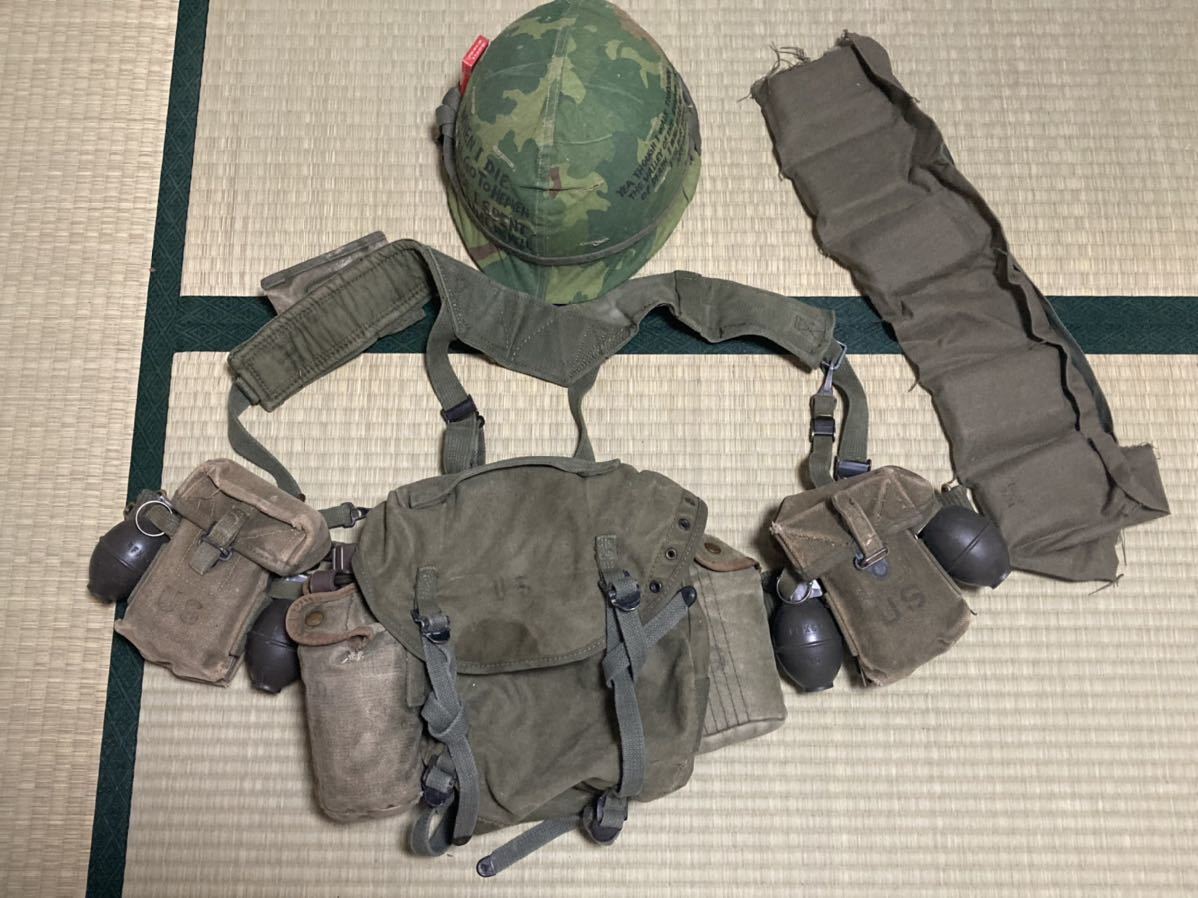 Yahoo!オークション - ベトナム戦争 米軍 装備一式 ナム戦 ヘルメット