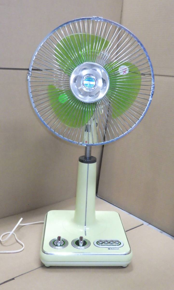 Yahoo!オークション - 昭和レトロ National ナショナル 扇風機 F-30P1