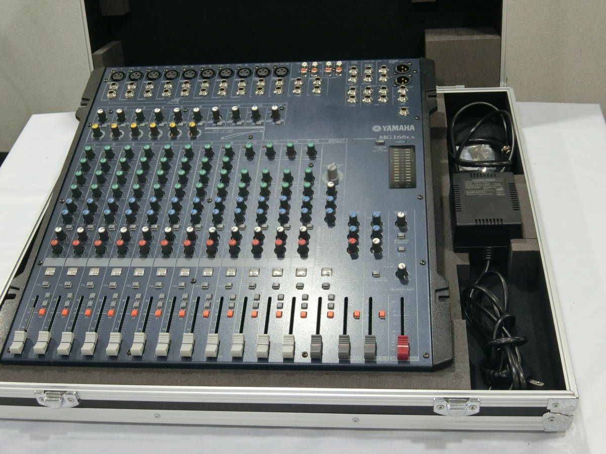 YAMAHA MG166CX 16chミキサー SKBケース付き YAMAHA MG166CX 16ch