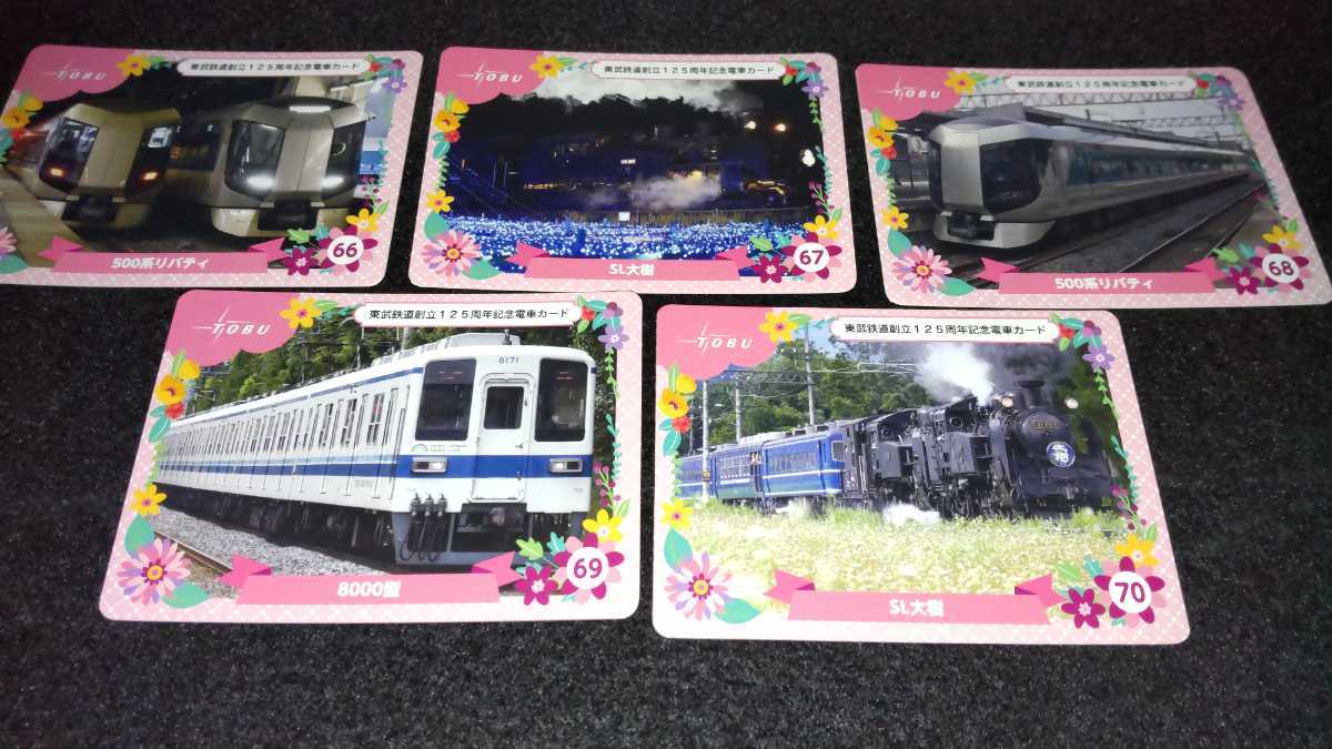 Yahoo!オークション - 東武鉄道創立125周年記念電車カード 第3弾 アー