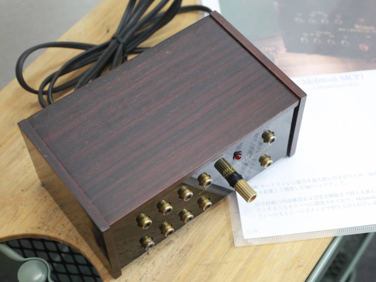 Yahoo!オークション - 希少 Mcintosh マッキントッシュ MCP-1 MCヘッ