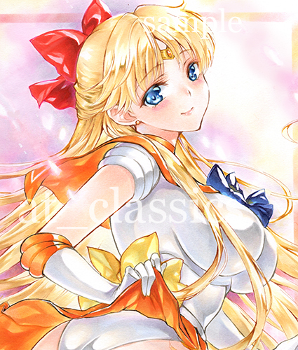 手描きイラスト 美少女戦士セーラームーン セーラーヴィーナス B5サイズ