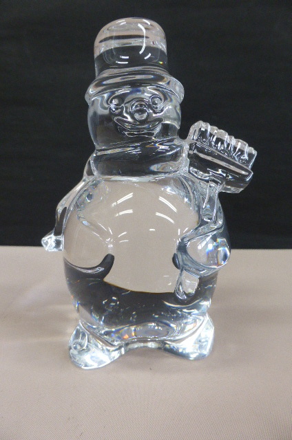 ☆未使用保管品☆ バカラ クリスタルガラス Baccarat スノーマン