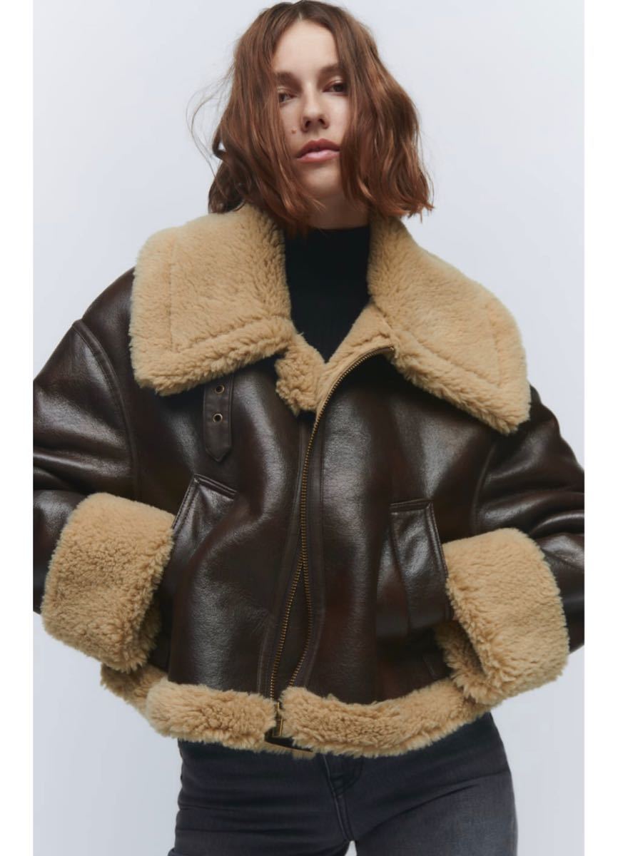新品未使用 ZARA ダブルフェイスショートジャケット XS｜Yahoo!フリマ