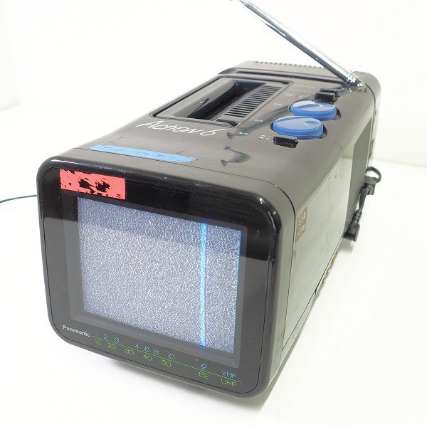 Yahoo!オークション - Panasonic TH6-X3V 89年製 ポータブル テレビ 6