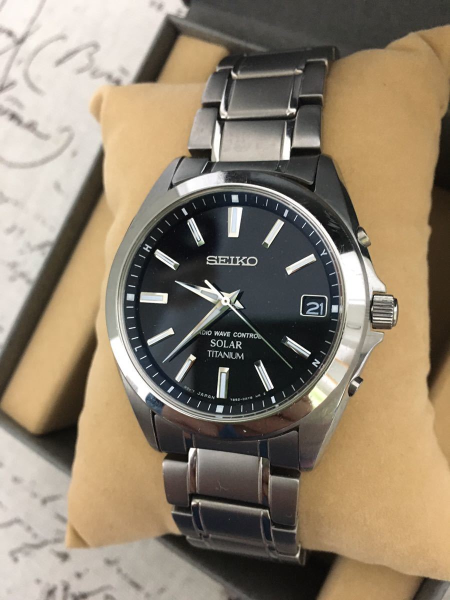 名作 セイコー SEIKO メンズ 電波ソーラー チタン GS sbtm217｜Yahoo