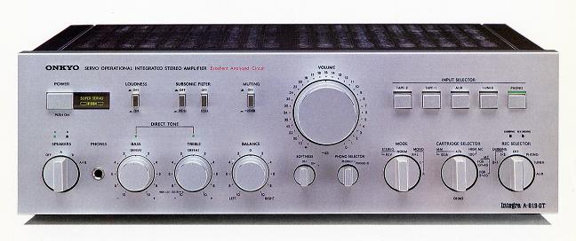 ONKYO Integra A-819GTの仕様 オンキヨー/オンキョー