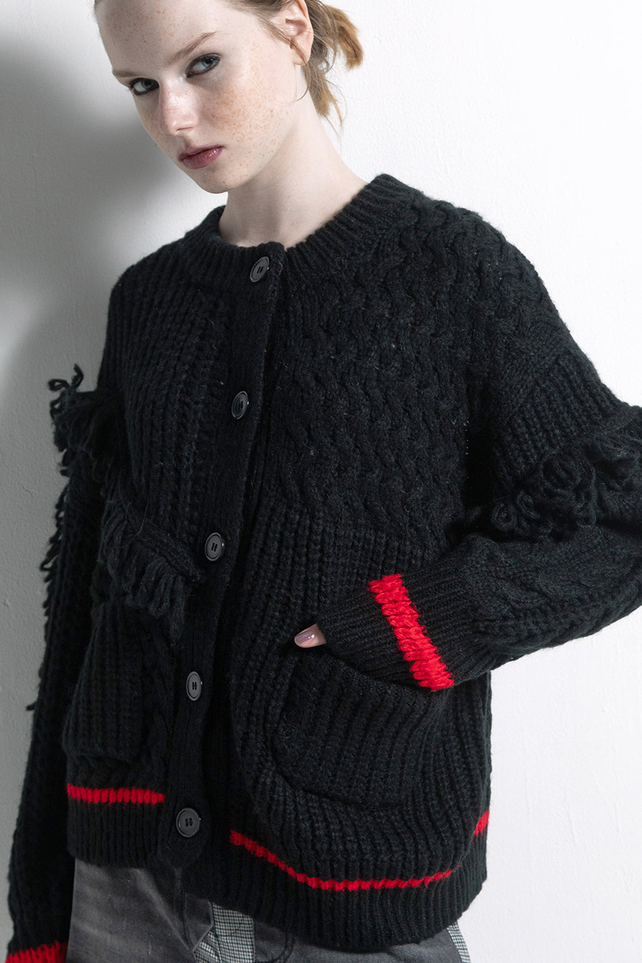 FRINGE CARDIGAN — aulaaila