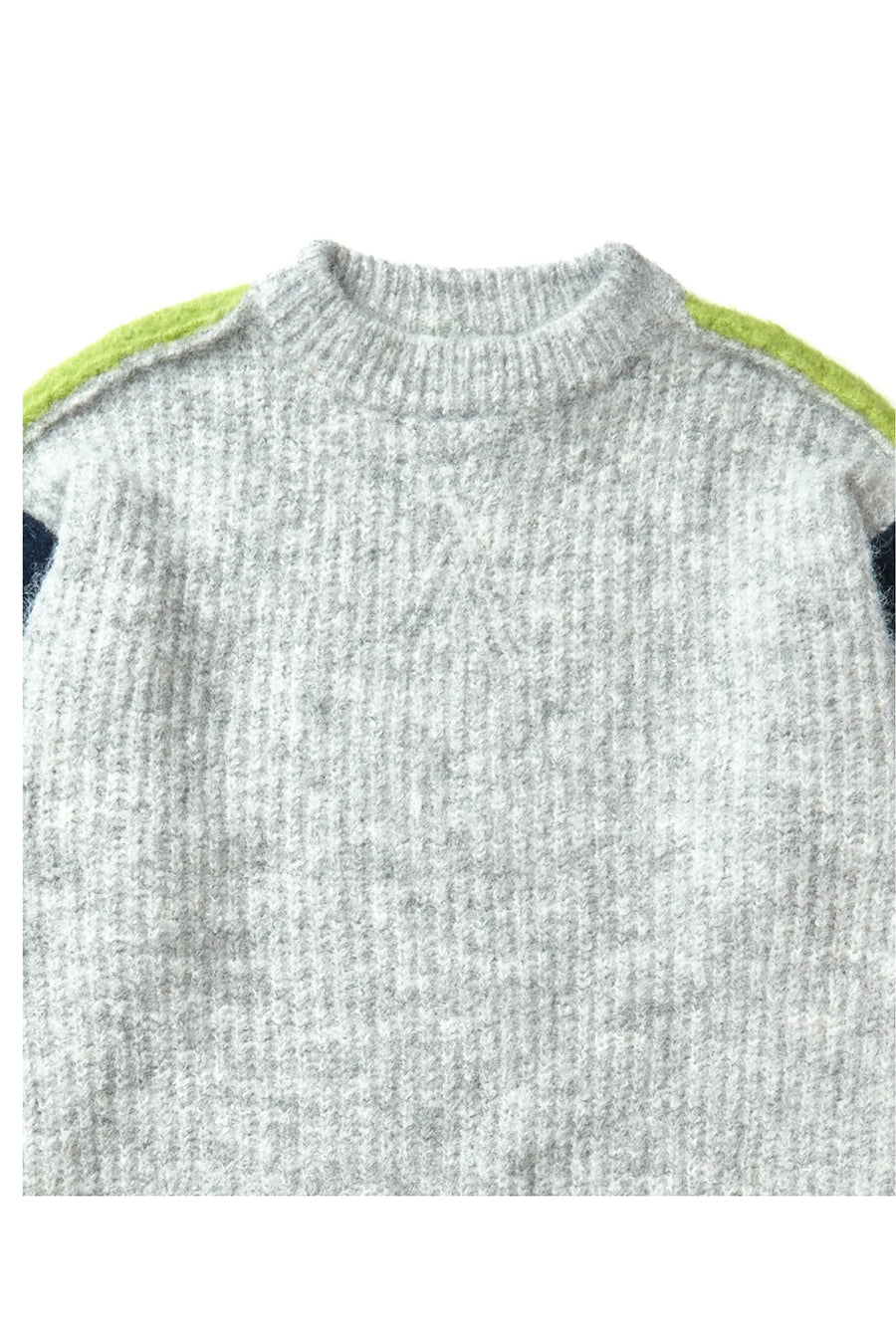 COLOR BLOCK KNIT PULLOVER — aulaaila