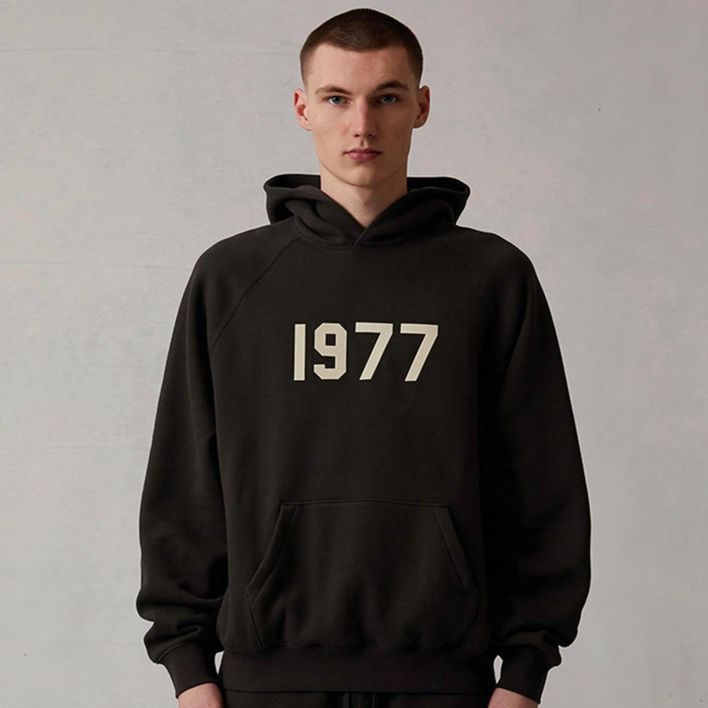 Áo Fear Of God Essentials 1977 Hoodie 'Iron'