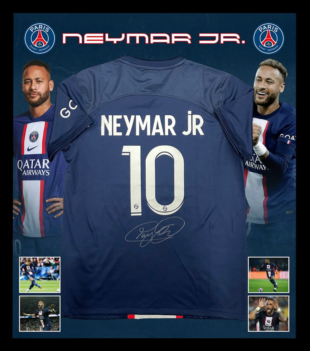 直筆サイン入り】ネイマール PSG ユニフォーム（額入り） – AuthentiCo.