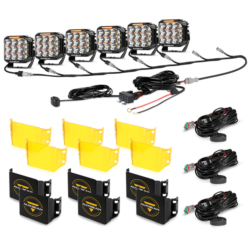 Auxbeam® 7 Inch Side Shooter LED Pod Lights Off Road Lights