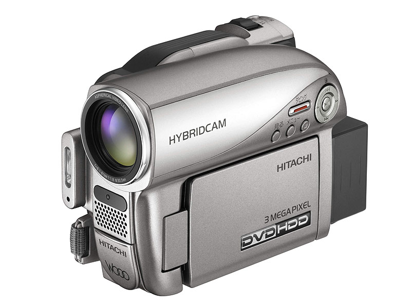 日立、30GB HDD搭載でSD画質のハイブリッドカム「Wooo」