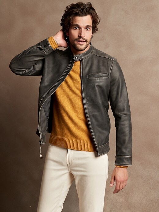 Leather Jacket | Banana Republic Factory