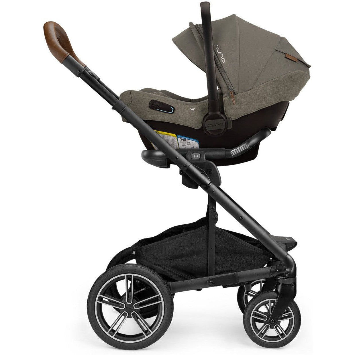 Nuna MIXX Next Stroller + PIPA Aire RX Infant Car Seat Travel