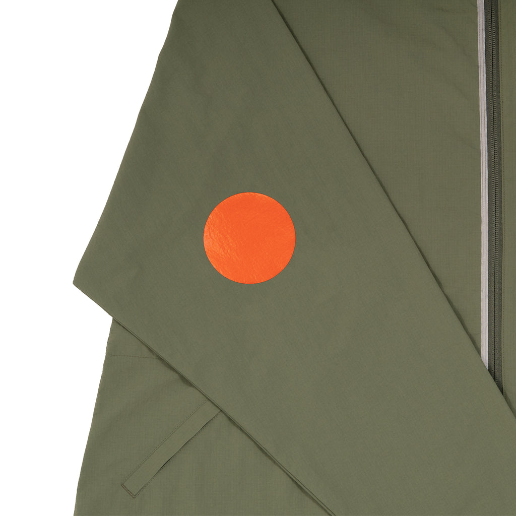 W Face Long Jacket (olive) – ballaholicオンラインショップ