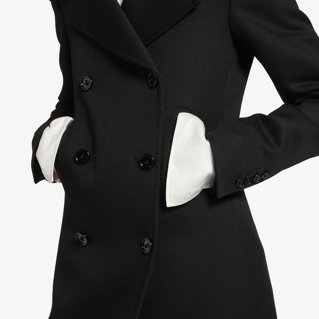 ブラック の ウィメンズ ロング トレンチコート | Balenciaga JP