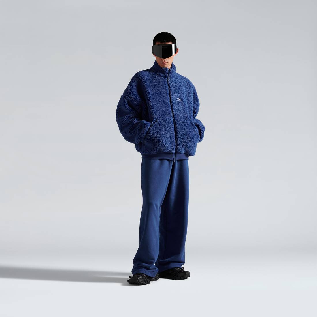 Men's 3b Sports Icon Ski Zip-up Jacket in Light Marine Blue