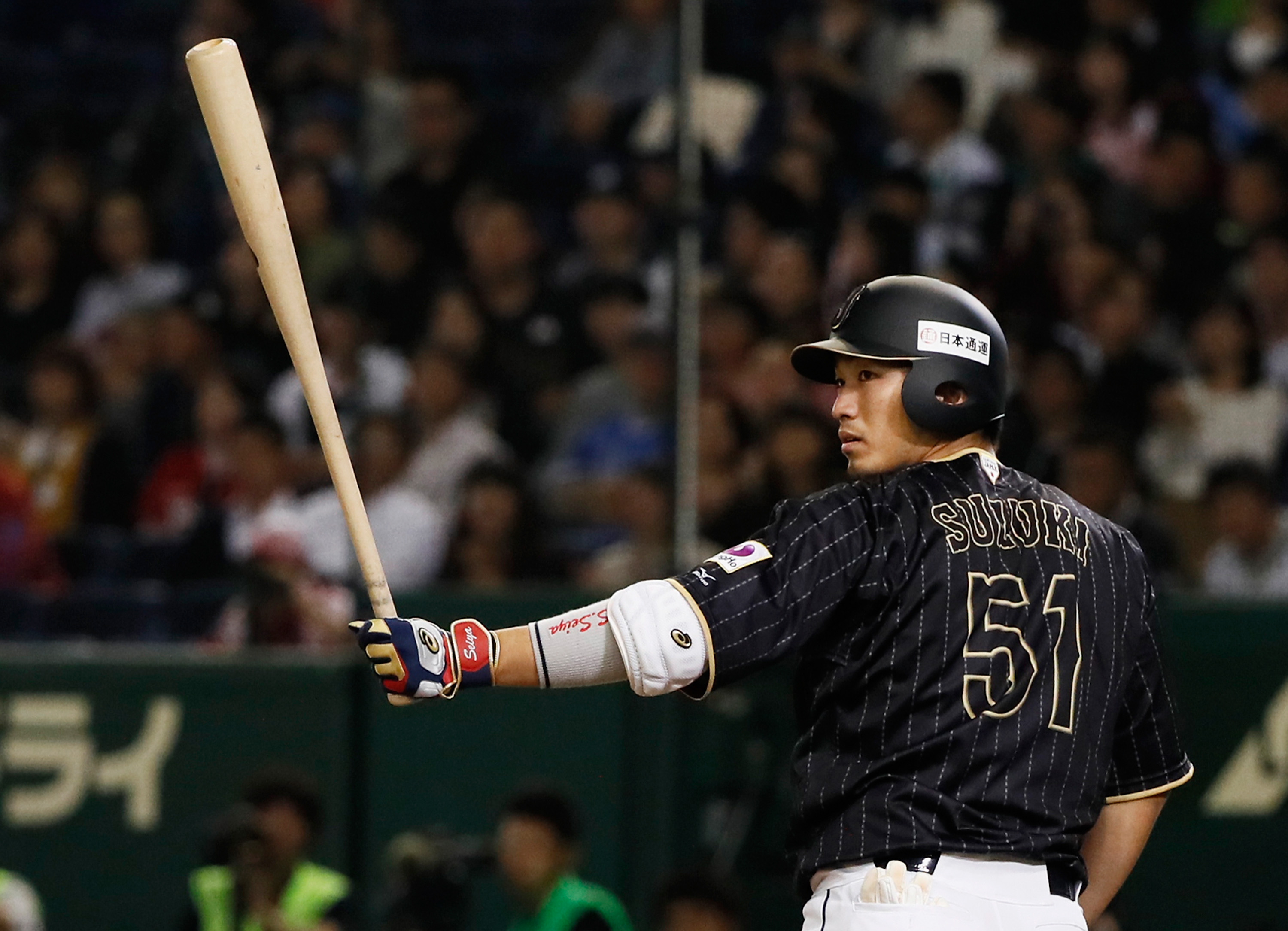 51鈴木 誠也（広島東洋） 日の丸を背負う選ばれし戦士たち | 侍