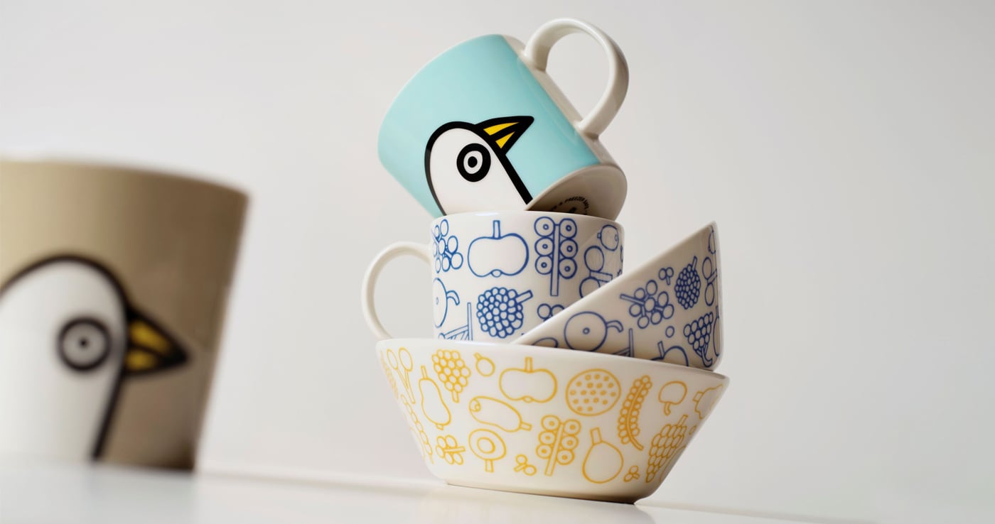 数量限定》オイバ トイッカ マグ バーディー リネン 0.3L［ iittala