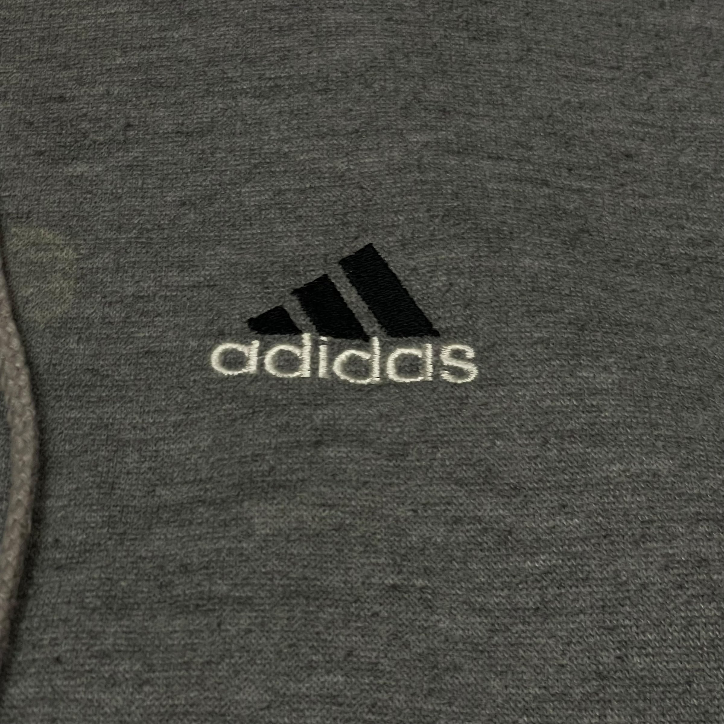 L】【90年代】Adidas アディダス フルジップパーカー リバーシブル